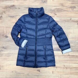 G.H. Bass & Co. Women Navy Blue 90/10 Down Puffer Lightweight Jacket Size S